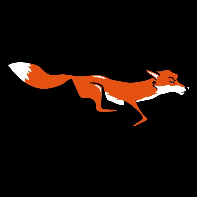 Fox running run
