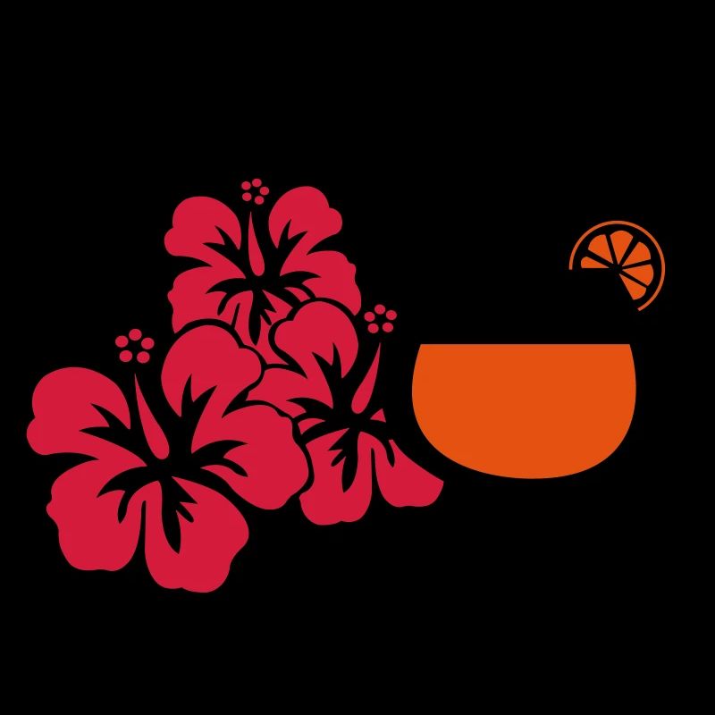 Hawaii Hibiskus Cocktail Drink