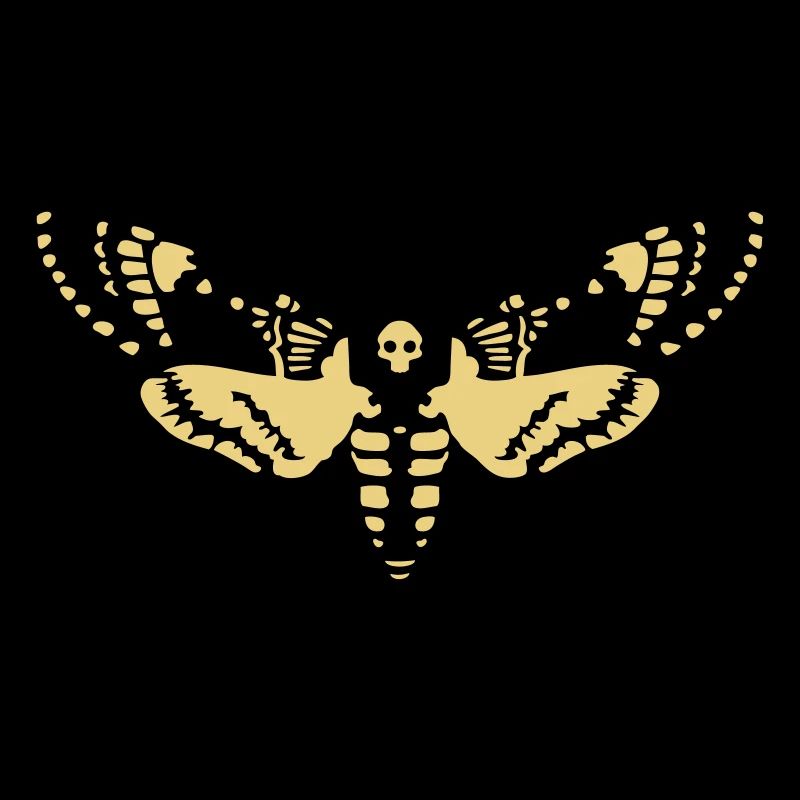 Sphinx tête de mort butterfly skull
