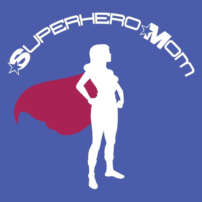 Superhero Held Superheldin Mama Muttertag Mutter