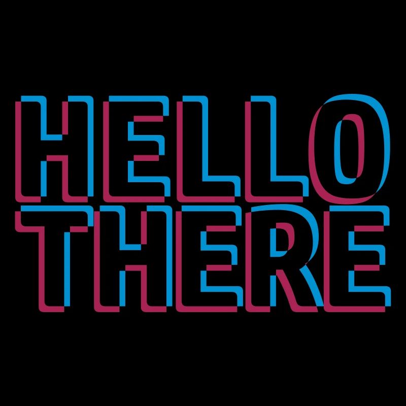 3D Effekt Hello