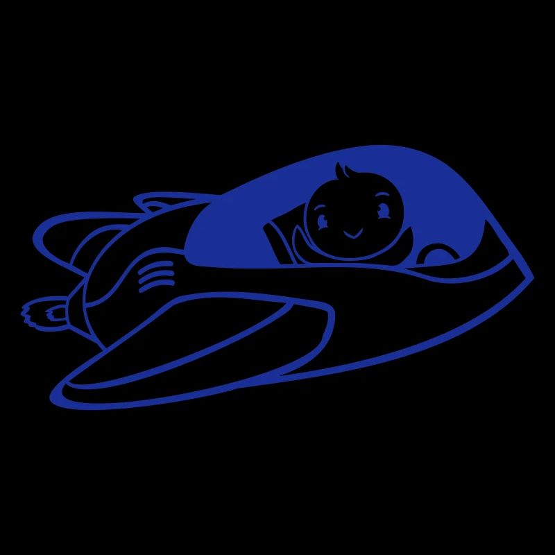 Duck Spaceship Pilot Space Science Fiction Cool