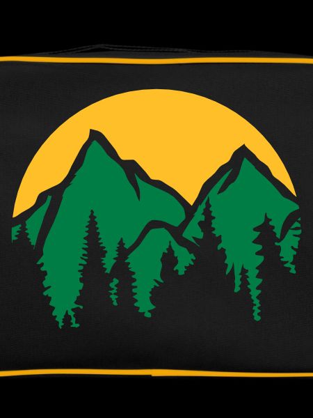 Mountains Sun Conifers