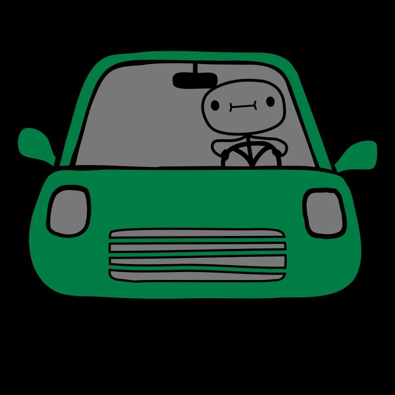 Driver Comic Car