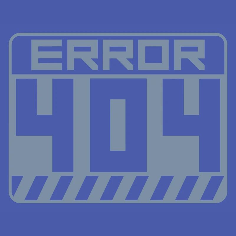 Warnung Schild Error 404