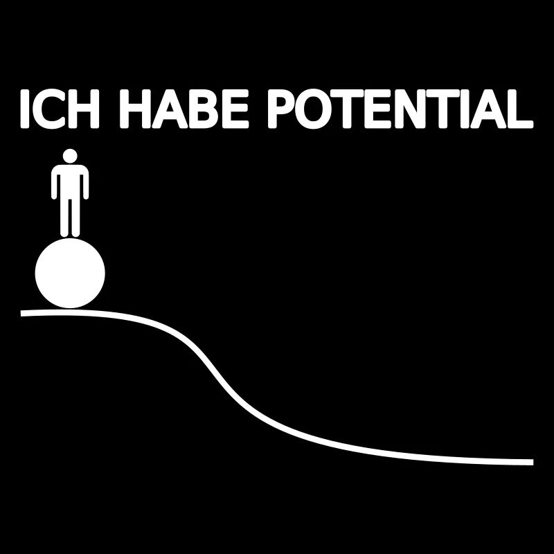 Physik Wissenschaft Spruch Potential Energie