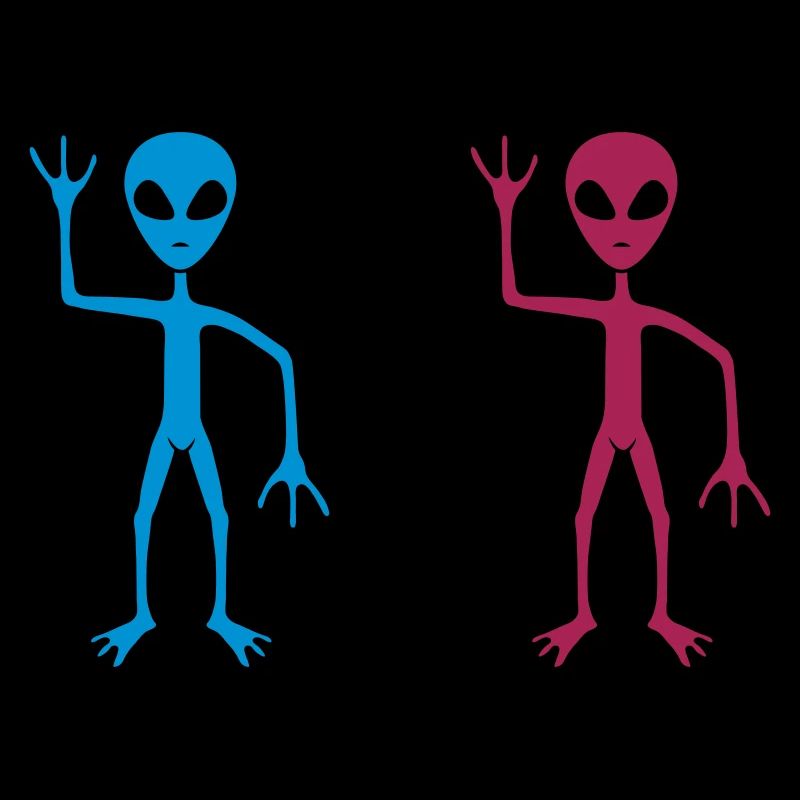 Équipage coloré Équipe Aliens
