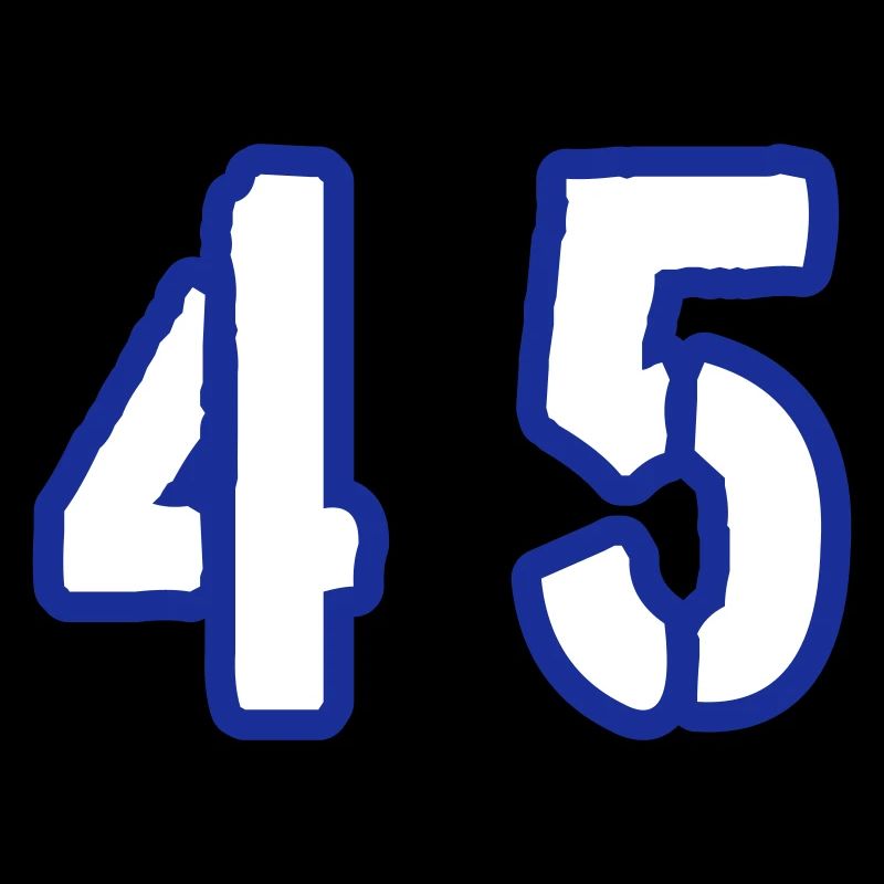 Symbole de chiffre 45