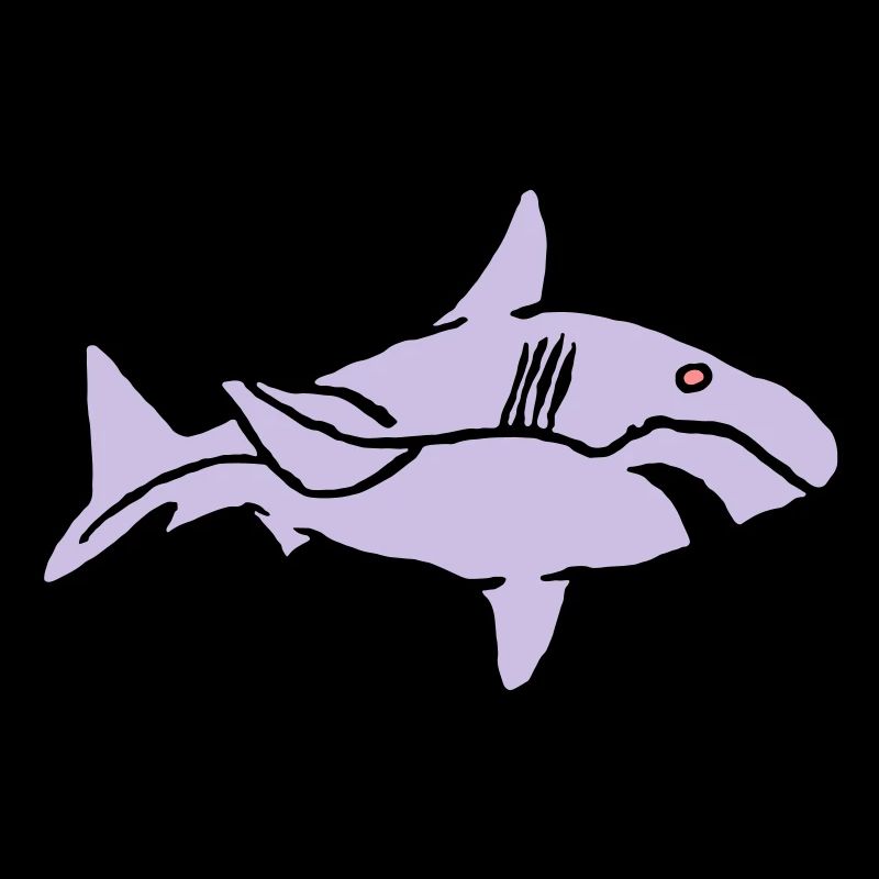 Fish Shark Predator Predator Water Graffiti Ocean