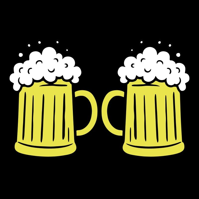 Verre à bière grillé