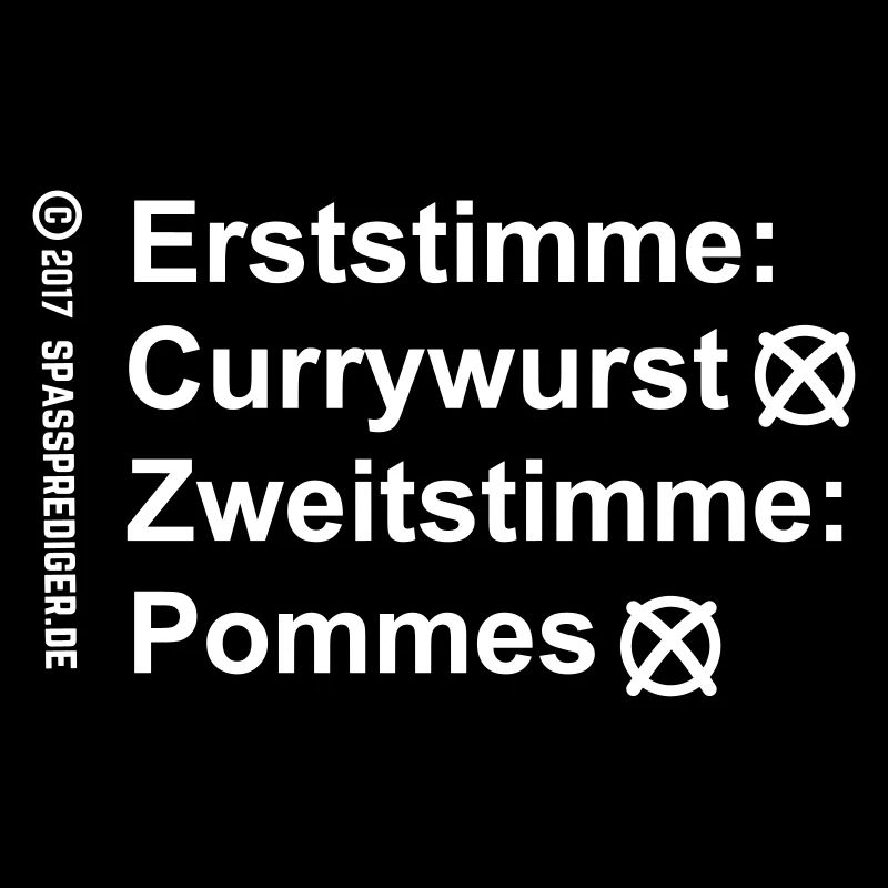 Erststimme Currywurst