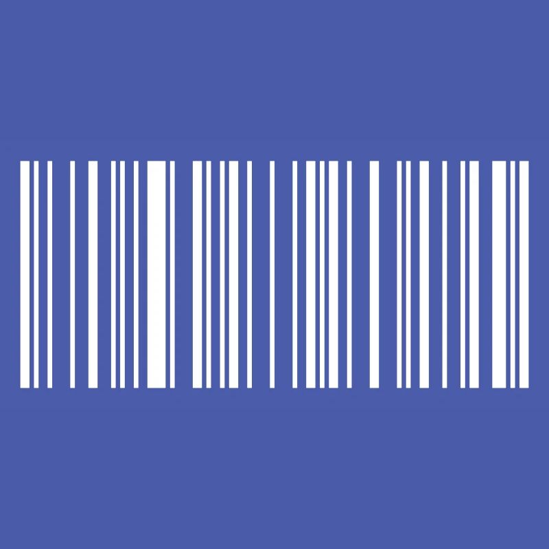 Frieden Barcode Friedenszeichen Strichcode Symbol