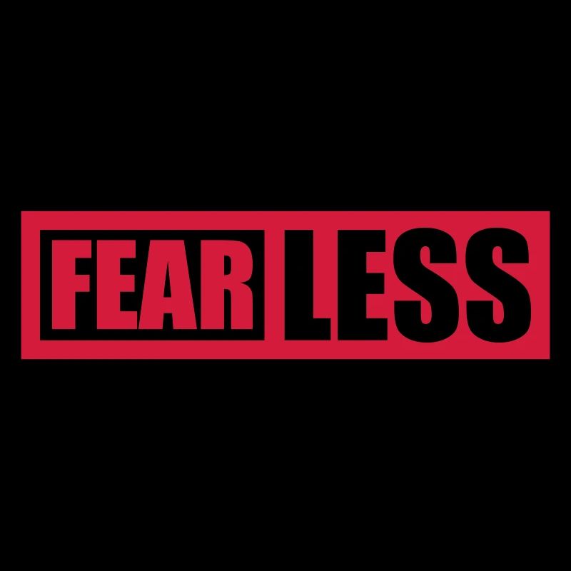 fearless Text Quote Design