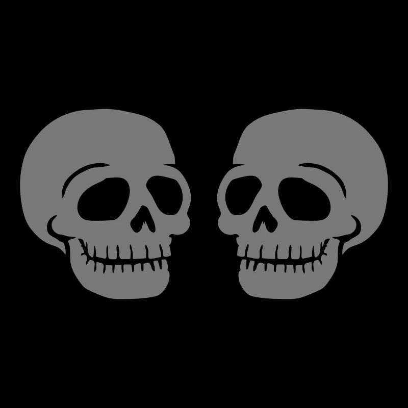 2 Friends Skull Skull Skull