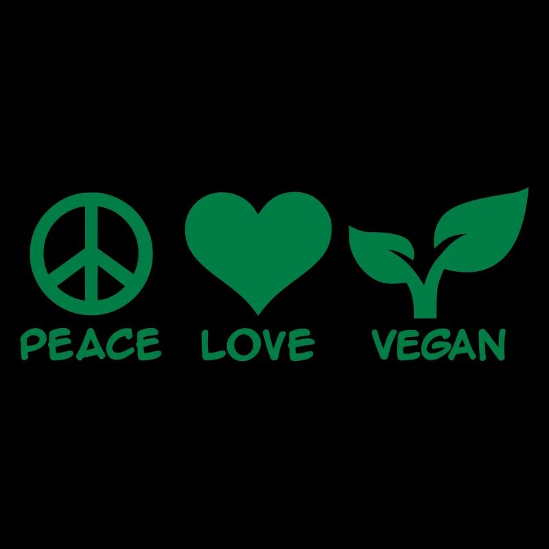 Peace love Vegan