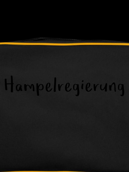 Hampelregierung Logo Text Selfmade