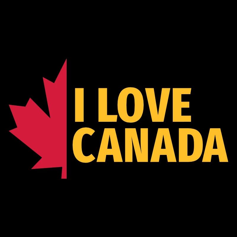 J'aime le Canada Maple Leaf Canada Vancouver Ottawa