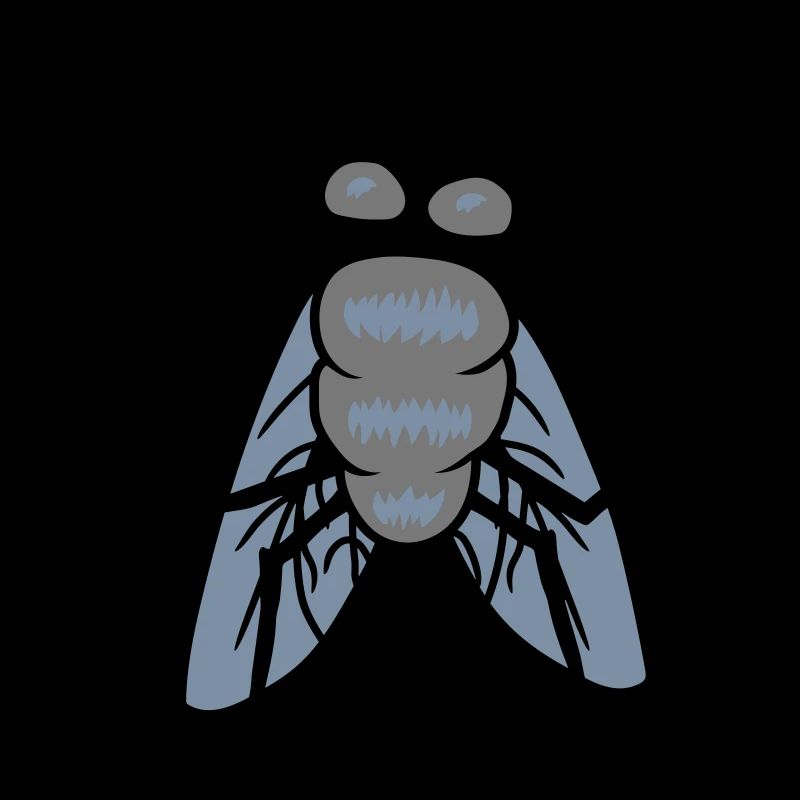 Conception de petits insectes mouches domestiques