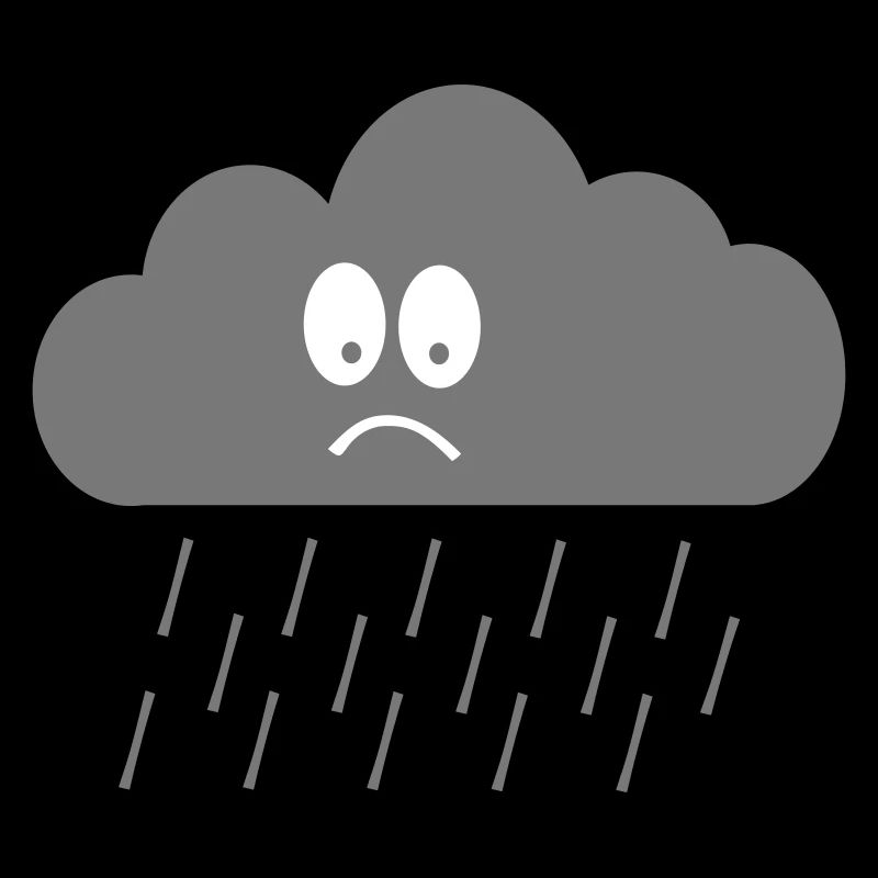 Sad Cloud face