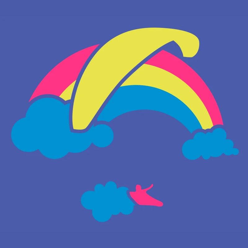 Rainbow & Clouds Paragliding