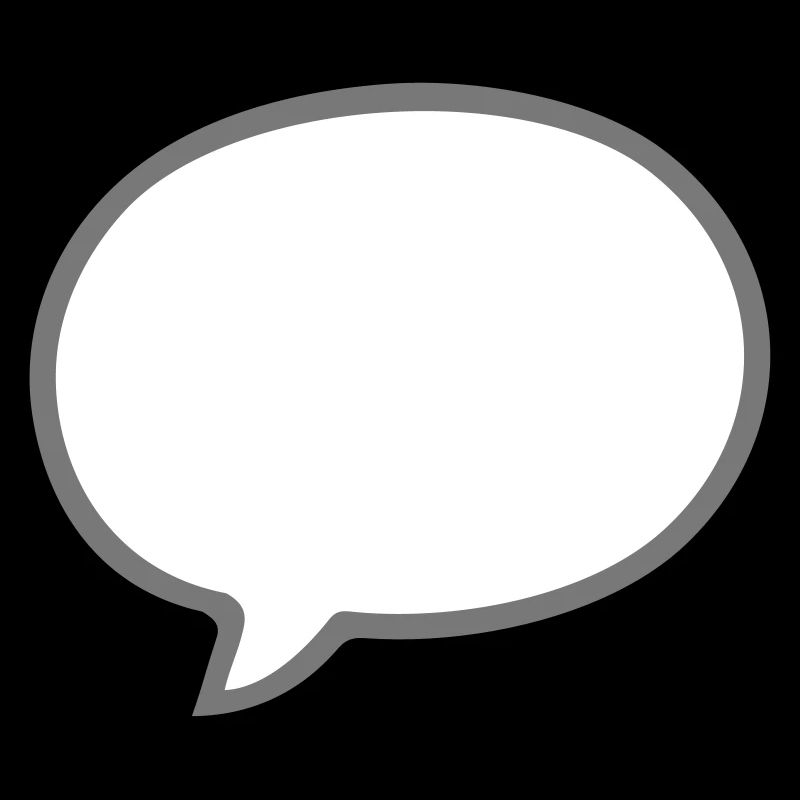 Comic design speech bubble