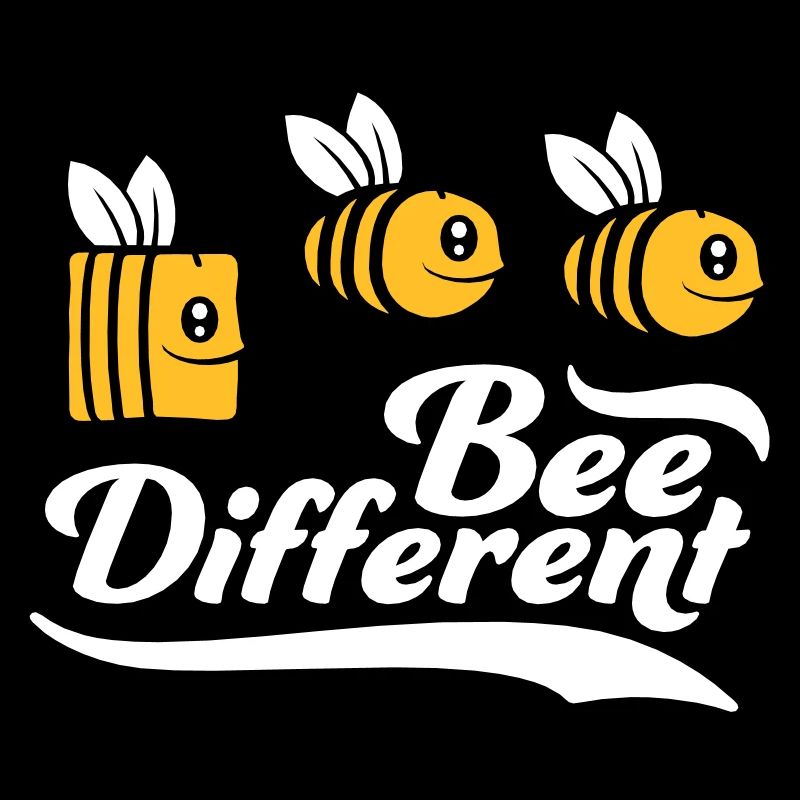 bee different Spruch Zitat