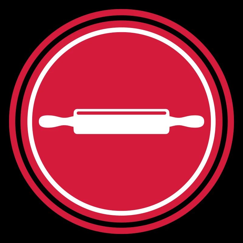 Kitchen roll icon rolling pin