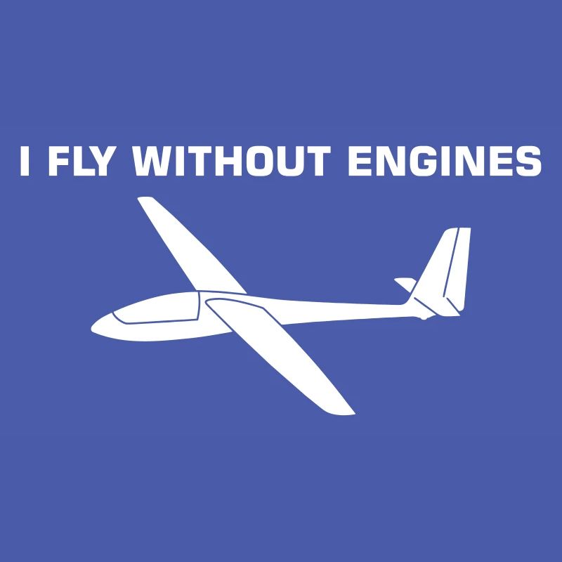 Glide without engine saying glider pilot pilot
