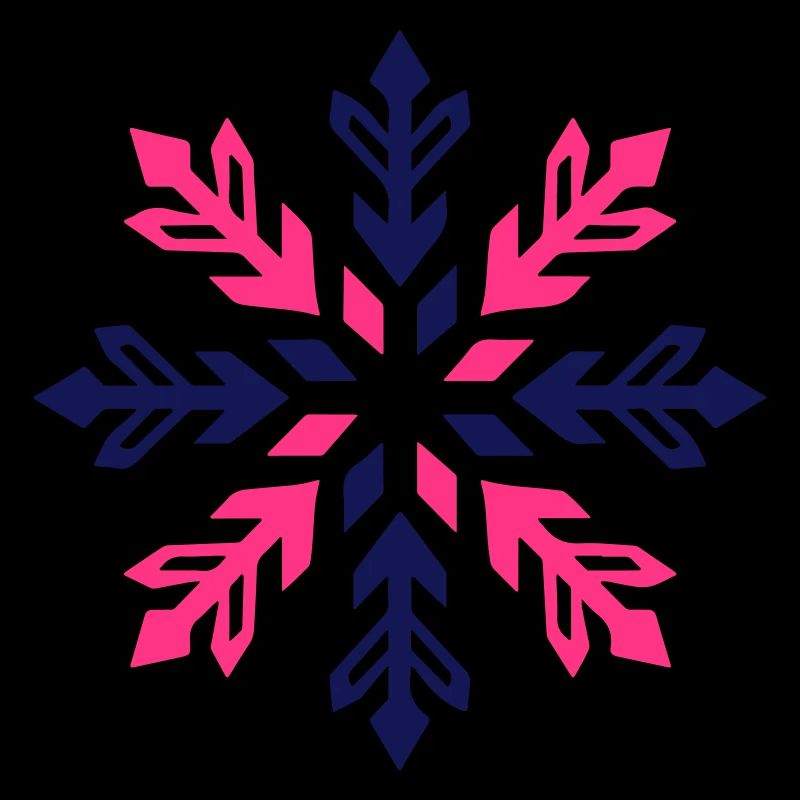 Icône de flocon de neige d’hiver