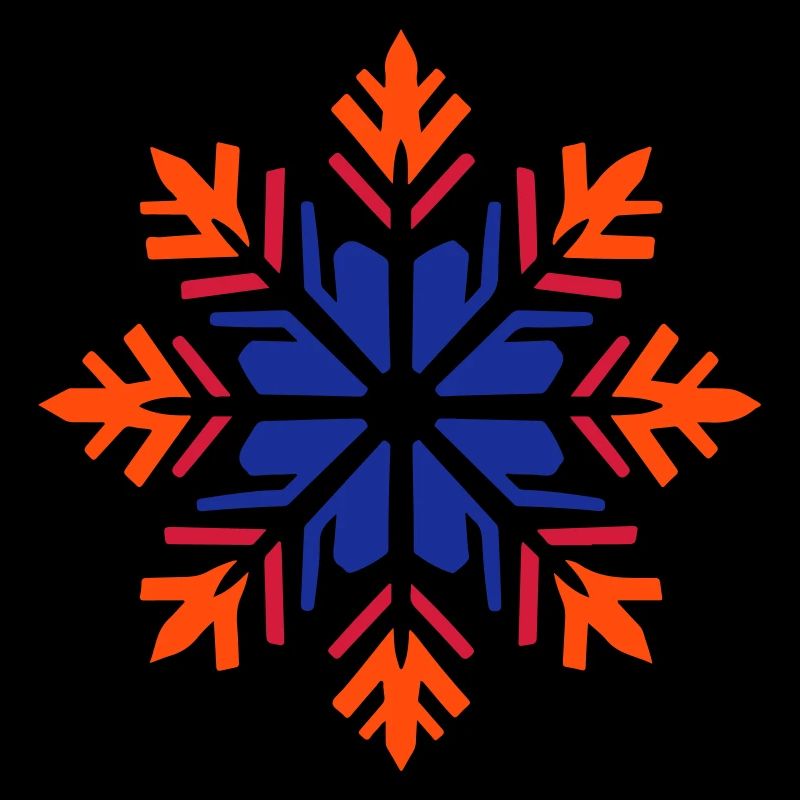 Symbole d’hiver flocon de neige