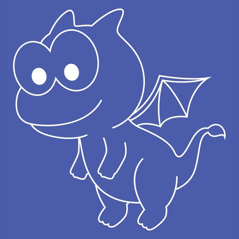 Drache Comic Tier