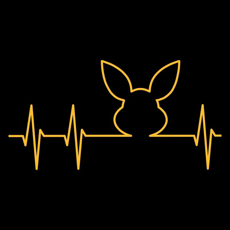 ECG and rabbit head