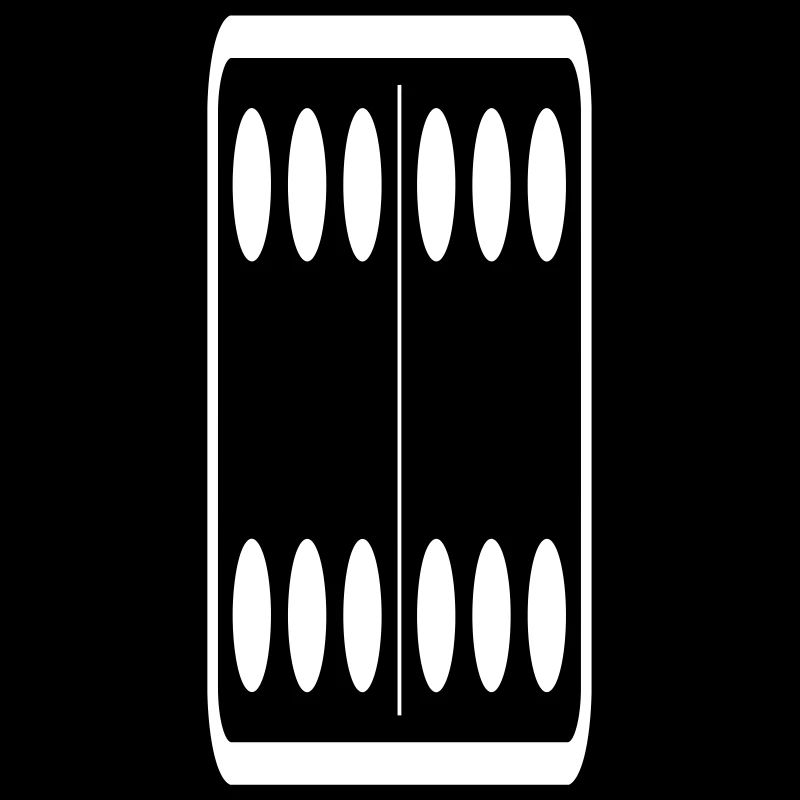 Domino 6x6 (anpassbare Farben)