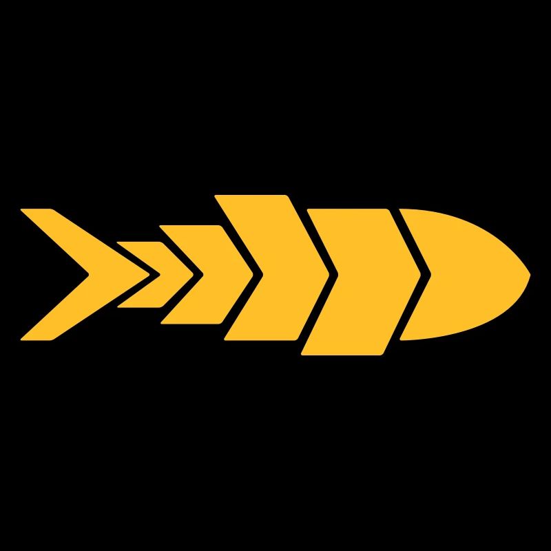 Flèche de poisson minimaliste | Conception de flèche de poisson