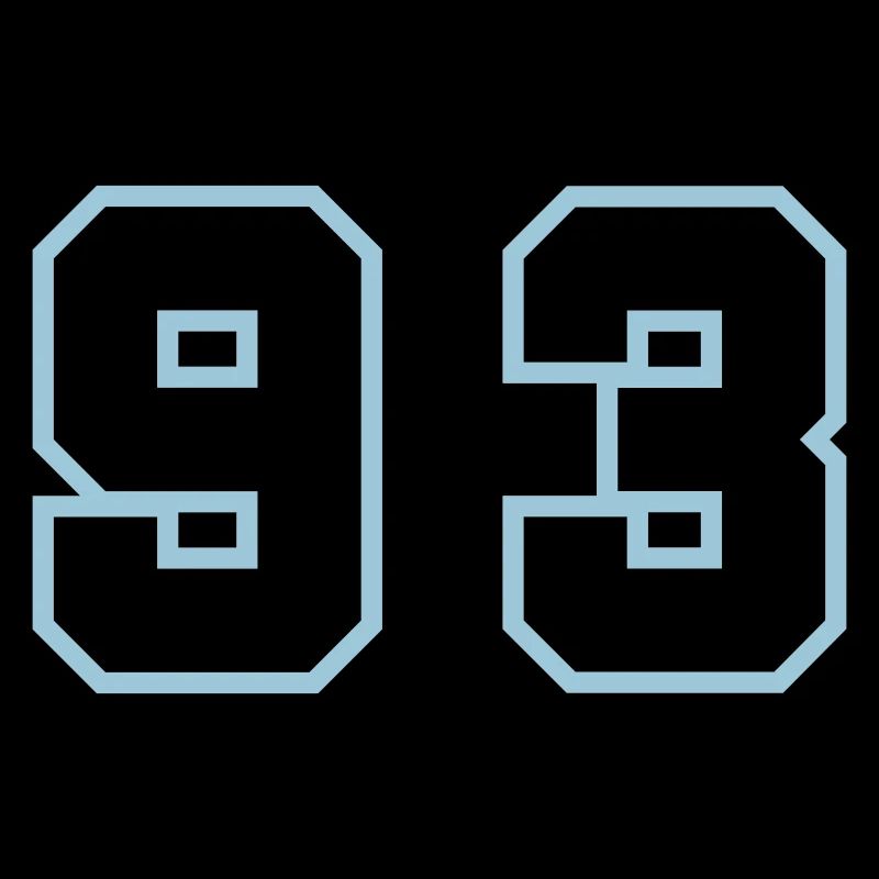 93 Symbole numérique
