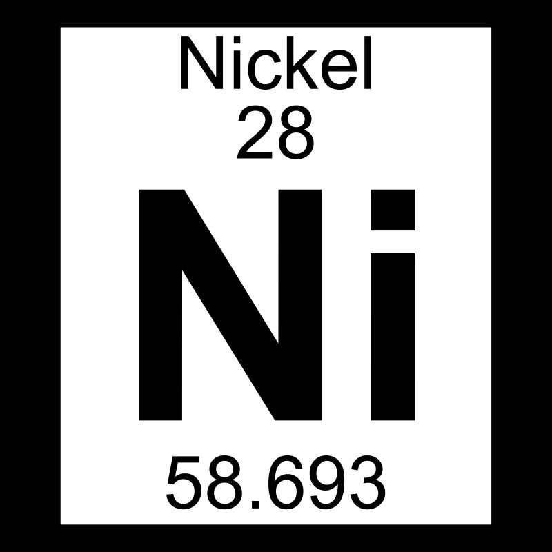 Elements 28 - ni (nickel) - Full (white)