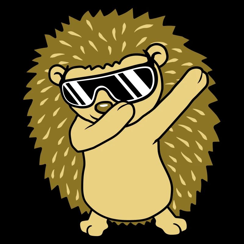 Cool drôle de hérisson dabbing