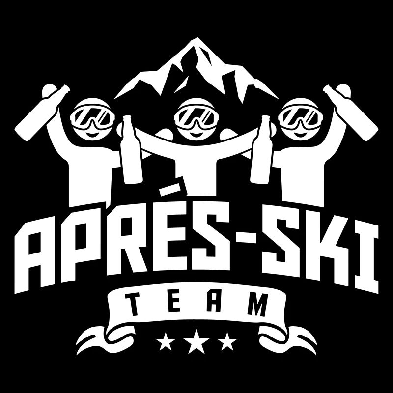 fête d'équipe après ski