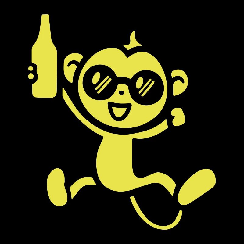 Monkey Party Bière Drôle