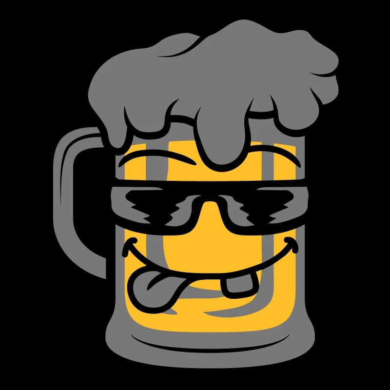 Cool Face Beer Mug