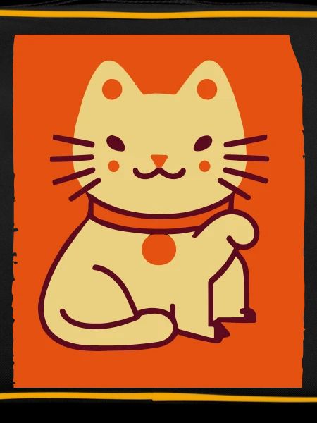 Katze Winkekatze Asia