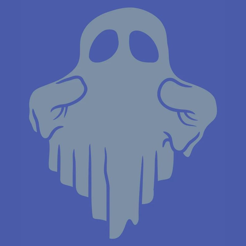 Horror funny floating ghost