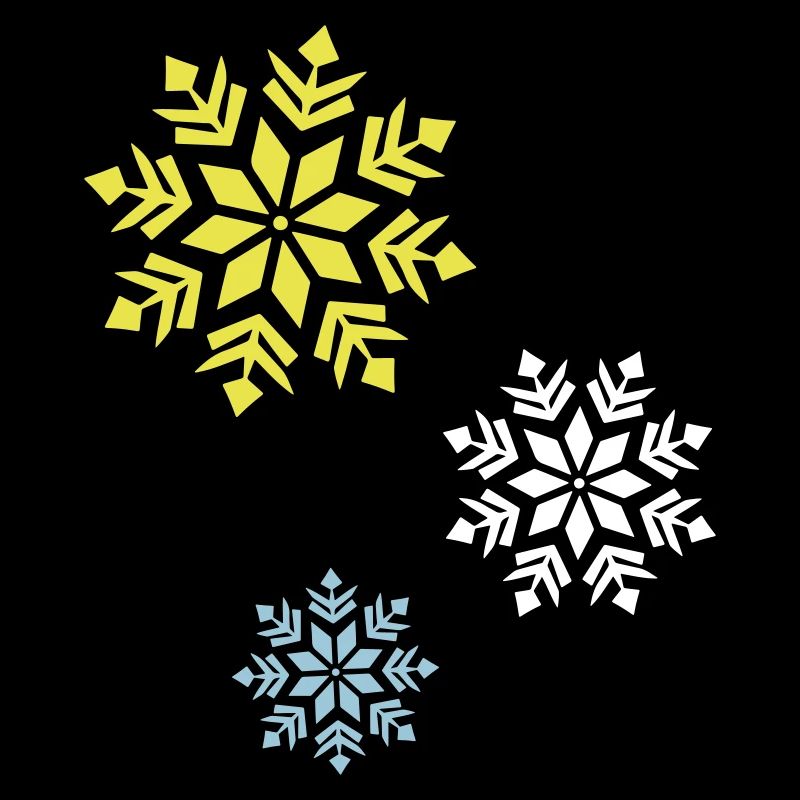 Flocon de neige d’hiver