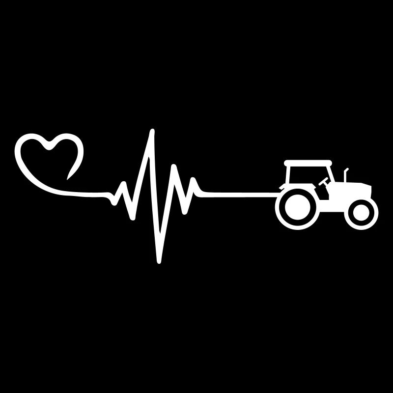 Traktor Puls Herz Liebe