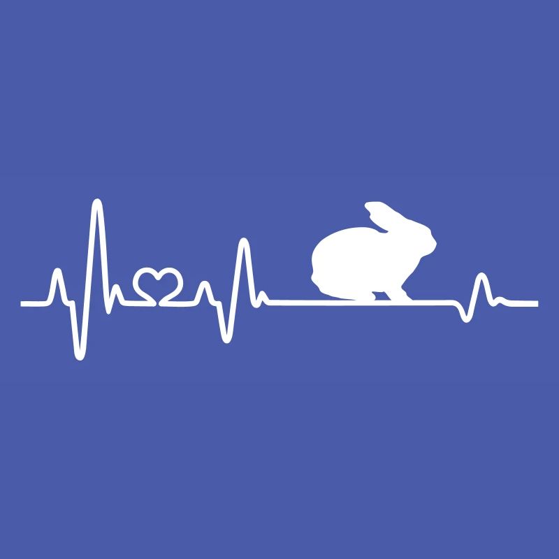 Rabbit Rabbit Heartbeat I Love Rabbit Gift