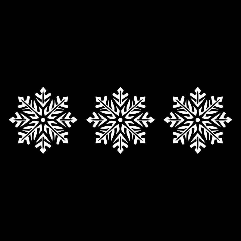Icône de neige de flocon de neige
