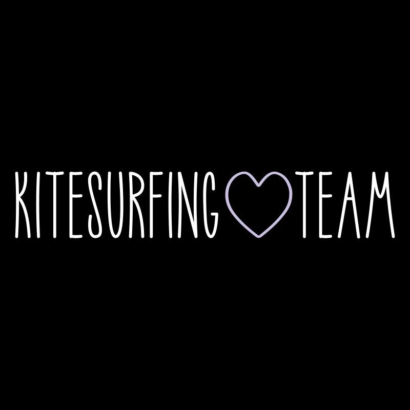 Cœur d’équipe de kitesurf