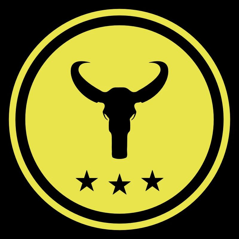Bull skeleton