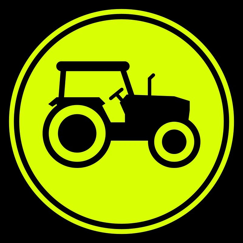 Traktor icon Silhouette