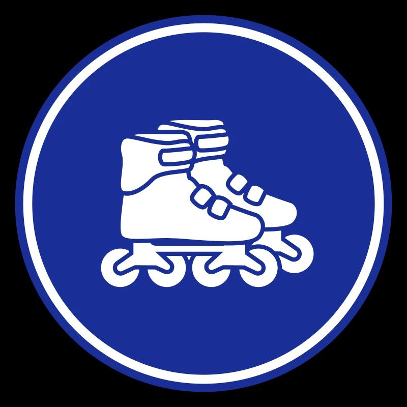 Inline skates symbol